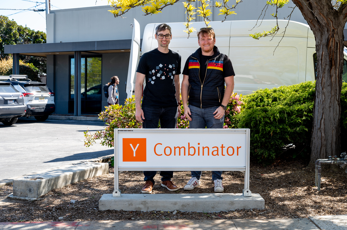 Evan Zimmerman and Len Boyette, founders of Edge, at Y Combinator
